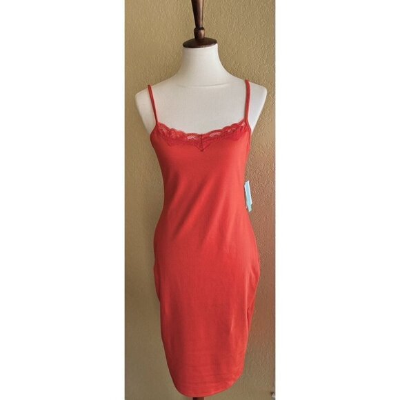 Abound Women's Abound Orange Spice Bodycon Strappy Midi Dress Size M - Picture 8 of 10